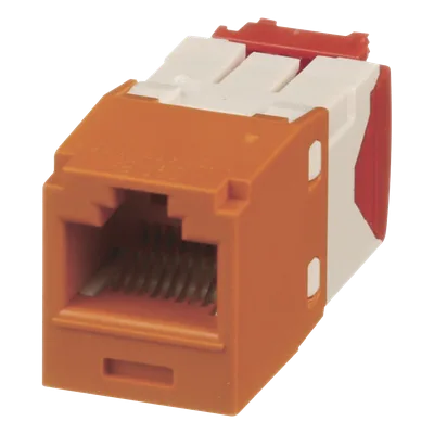 Conector Jack RJ45 / Categoría 5e / 8P8C / Terminación TG / Sin Herramienta de Impacto / -10°C a 65°C / 3.28 pies de Alcance de Frecuencia
