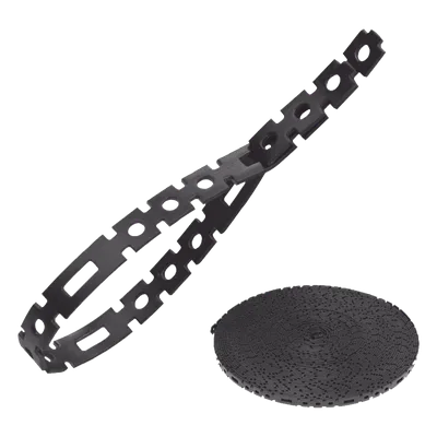 Rollo de Amarre para Cable / Nylon de Alta Resistencia / 18 kg (40 lb) / 23 m (75.4 ft) / Bloqueo Automático / Diámetro Máx 7.3 m (23.8 ft)