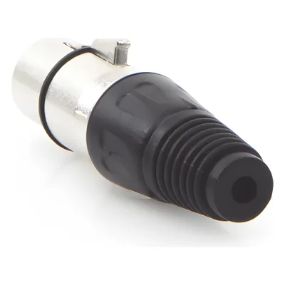 Conector XLR / 3 Pines Hembra / Bloqueo con Pestillo / Rango -30 °C a +80 °C / Cable 3.5-8.0 mm / 16 A por Contacto