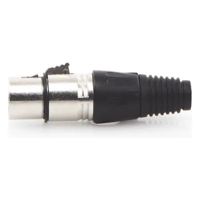 Conector XLR / 3 Pines Hembra / Bloqueo con Pestillo / Rango -30 °C a +80 °C / Cable 3.5-8.0 mm / 16 A por Contacto