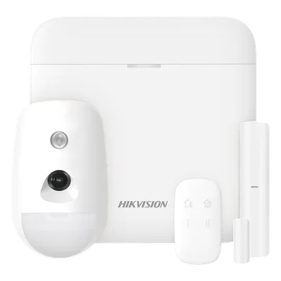 Kit de Alarma Inalámbrica / 48 Zonas / GSM 3G/4G / Wi-Fi 2.4 GHz / PIR con Cámara 640x480 / AES-128 / 433 MHz