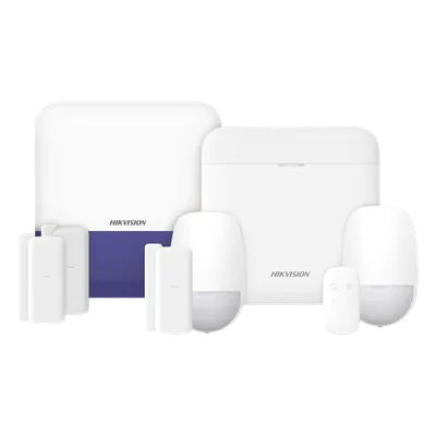 Kit de Alarma Inalámbrica / 48 Zonas / GSM 3G/4G Dual SIM / Wi-Fi 2.4 GHz / Sirena Exterior / Batería 35 h