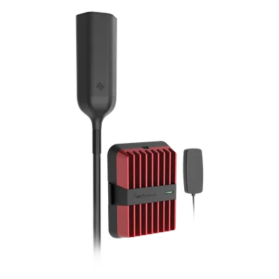 Amplificador de Señal Celular / 4G, 3G, VoLTE y Voz / Multiusuario / Multioperador / Alcance Extendido 74% / Antena OTR Omnidireccional / Tractocamión y Pick-up Pesado