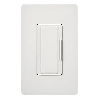 Atenuador RF Maestro / PRO LED+ / 250 W LED-CFL / 500 W-VA INC-HAL-ELV / 400 VA MLV / Fase seleccionable / Neutro opcional / 120 V / RadioRA 2 y RA2 Select