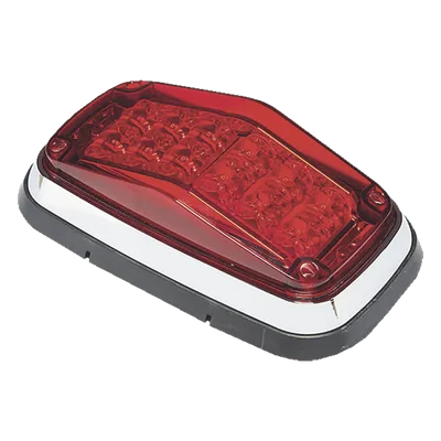 Luz de Advertencia LED / 8 x 4" (203.2 x 101.6 mm) / 12 LEDs / 11 Patrones / 12-30 VDC / IP67 / SAE J845 J595