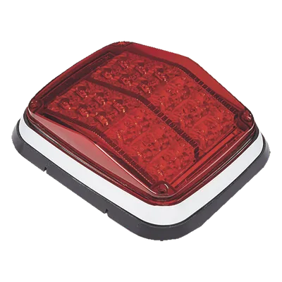 Luz de Advertencia LED / 8 x 6" (203 x 152 mm) / 24 LEDs / IP67 / 12-30 VCC / Patrones Múltiples / SAE-ECE