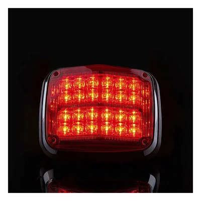 Luz de Advertencia LED / 8 x 6" (203 x 152 mm) / 24 LEDs / IP67 / 12-30 VCC / Patrones Múltiples / SAE-ECE