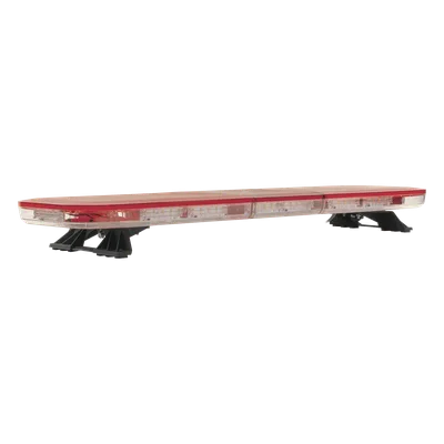 Barra de luces LED de 47", 108 LED, con control de tráfico en color ámbar, dual color rojo/claro, ideal para equipar ambulancias y unidades de bomberos