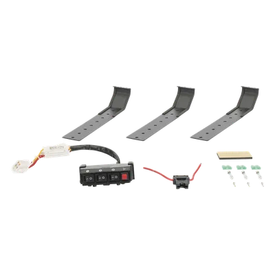 Barra de luces LED de 47", 108 LED, con control de tráfico en color ámbar, dual color rojo/claro, ideal para equipar ambulancias y unidades de bomberos