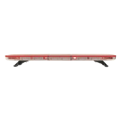 Barra de luces LED de 47", 108 LED, con control de tráfico en color ámbar, dual color rojo/claro, ideal para equipar ambulancias y unidades de bomberos