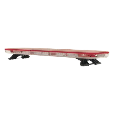 Barra de luces LED de 47", 108 LED, con control de tráfico en color ámbar, dual color rojo/claro, ideal para equipar ambulancias y unidades de bomberos