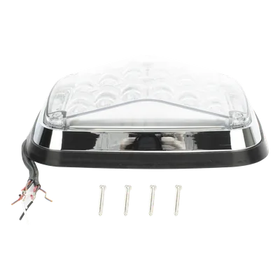 Luz de Advertencia LED / 24 LEDs / 11 Patrones de Destello / IP67 / 12-30 VCC / 9.5 W / SAE J845