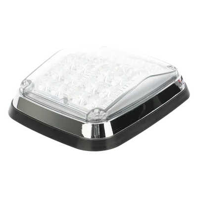 Luz de Advertencia LED / 24 LEDs / 11 Patrones de Destello / IP67 / 12-30 VCC / 9.5 W / SAE J845