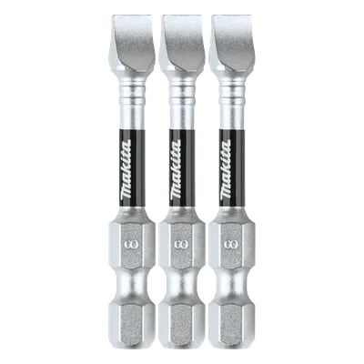 Punta plana SL IMPACT-XPS / 8 mm / 3 piezas / Acero alta resistencia / Tratamiento anti-corrosión