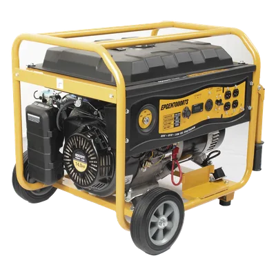 Generador de Emergencia / 6.5 kW Nominal / 7 kW Máxima / Arranque Automático / 220V Bifásico / 60 Hz / Tanque 25 L / 12 h Autonomía