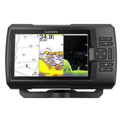 Sonda GPS con Pantalla / WVGA 7" / Sonar Tradicional y ClearVü / Frecuencias 50-800 kHz / Potencia 500 W / GPS WAAS / Wi-Fi / IPX7