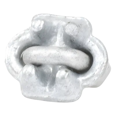 Nudo de Perro para Cable / Acero Forjado Galvanizado en Caliente / 1/8" / Torque 6 N.m / Amarre 3 Piezas / Suspensión de Alta Carga