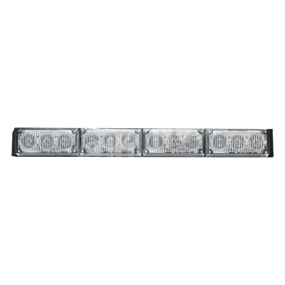 Barra de Luz de Advertencia / 4 Módulos LED / Rojo-Azul / 10-16 VCC / 1.03 ft x 1.37 in