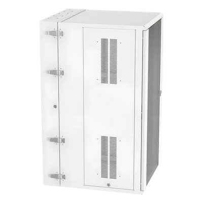 Gabinete de Montaje en Pared / 26 UR / 19in / 762mm Profundidad / 2.5ft / Puerta con Ventana / 350lb Capacidad / Acero / Blanco