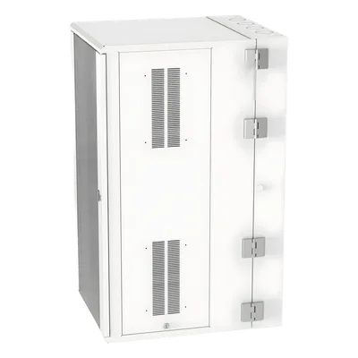 Gabinete de Montaje en Pared / 26 UR / 19in / 762mm Profundidad / 2.5ft / Puerta con Ventana / 350lb Capacidad / Acero / Blanco