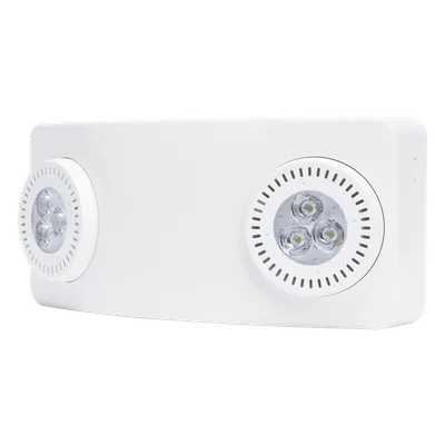 Luz de Emergencia LED / 520 Lúmenes / 90 min Autonomía / Cobertura 15.8 m (51.8 ft) / Montaje Pared o Techo / UL 5VA