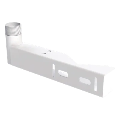 Herraje para Lámpara de Obstrucción / Acero Galvanizado / Pintura Electrolítica Blanca / Fijación 7/8' a 1-1/4' / Compatible STZ30 STZ35 STZ45