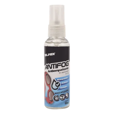 Líquido Antiempañante / 60 ml / Secado Rápido / Múltiples Superficies Ópticas / Aplicación con Dosificador