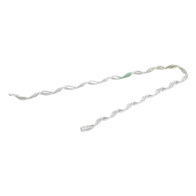 Remate Preformado / Acero Galvanizado / Fibra Drop Redonda / Ø3 mm / 196 mm (7.7') / 1200 kg