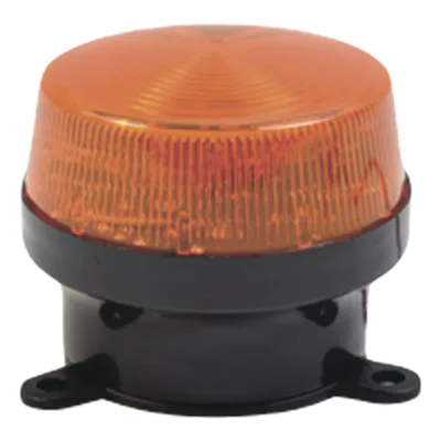Estrobo de Gran Brillantez / 12V CC / 90 Destellos/min / 68 mm Ø x 5 cm Alto / -20℃ a +60℃ / 2.67 in Ø x 1.64 in Alto