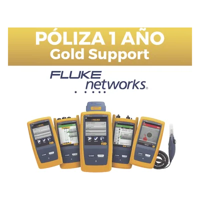 Póliza de Soporte Gold / 1 Año / Certificador de Fibra Óptica CFP-Q-ADD / Calibración Anual / Reparación y Reemplazo de Accesorios