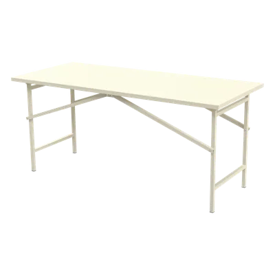 Mesa de Trabajo Plegable / 250 kg Capacidad / 1832x791x813 mm / 6.0x2.6x2.7 ft / Acabado Electrostático