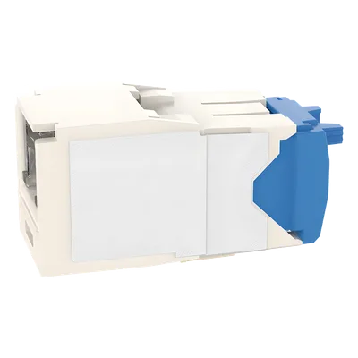 Conector Jack RJ45 / Cat 6A / 8P8C / Terminación TG sin Impacto / 22-26 AWG / -10°C a 65°C / 100W HDBaseT / Blanco