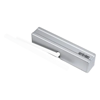 Operador para Puertas Batientes / Motor 24V / 110 VAC 100W / Apertura 100° / Frecuencia de Uso 100% / IP23 Interior / Dimensiones Compactas