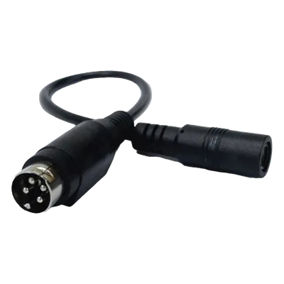 Adaptador DC / Jack Hembra 5.5x2.1mm a Minidin 4 Pines Macho / 168mm / DVR y NVR