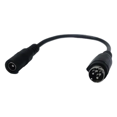 Adaptador DC / Jack Hembra 5.5x2.1mm a Minidin 4 Pines Macho / 168mm / DVR y NVR