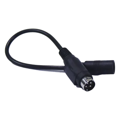 Adaptador DC / Jack Hembra 5.5x2.1mm a Minidin 4 Pines Macho / 168mm / DVR y NVR