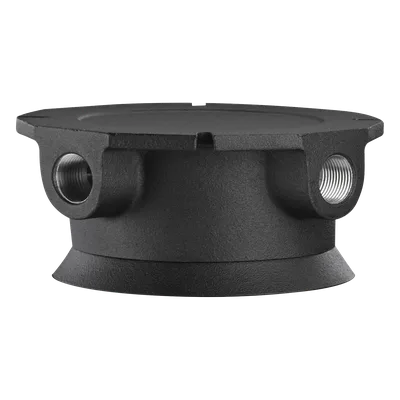 Kit de montaje para ambientes peligrosos / NEMA 4X / Aluminio fundido / -40°C a +55°C / UL 50 / Negro
