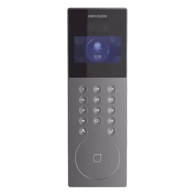 Videoportero IP Multiapartamento / 1080p HD / Reconocimiento Facial IA / Pantalla 4.3' / 5,000 Rostros / 25,000 Tarjetas / IP65 / 500 Departamentos / 9 Frentes de Calle