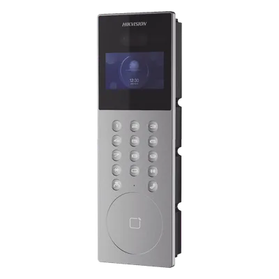 Videoportero IP Multiapartamento / 1080p HD / Reconocimiento Facial IA / Pantalla 4.3' / 5,000 Rostros / 25,000 Tarjetas / IP65 / 500 Departamentos / 9 Frentes de Calle