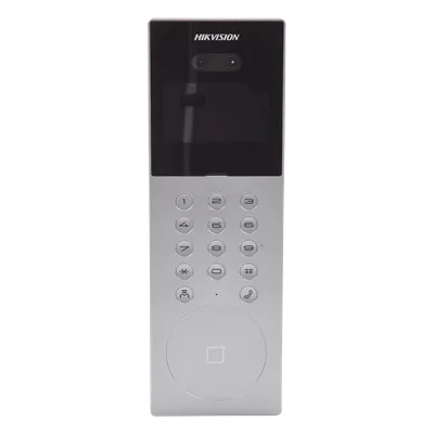 Videoportero IP Multiapartamento / 1080p HD / Reconocimiento Facial IA / Pantalla 4.3' / 5,000 Rostros / 25,000 Tarjetas / IP65 / 500 Departamentos / 9 Frentes de Calle