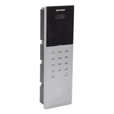 Videoportero IP Multiapartamento / 1080p HD / Reconocimiento Facial IA / Pantalla 4.3' / 5,000 Rostros / 25,000 Tarjetas / IP65 / 500 Departamentos / 9 Frentes de Calle