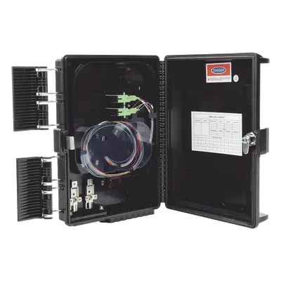 Cierre de Empalme FTTx / 24 Fusiones / Splitter 1x8 SC/APC / 16 Puertos Drop / IP65 / -40°C a +85°C