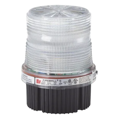 Fireball® LED Luz de advertencia Listado por UL y cUL 12-24 VCD Color Claro