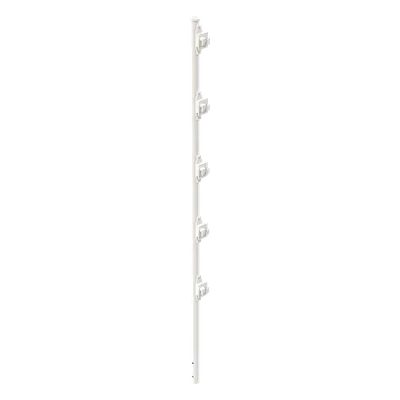 Poste para Cerca Electrificada / 5 Aisladores de Paso / Acero Galvanizado Cal. 18 / 1.2 m (3.9 ft) / Fijación Directa en Concreto