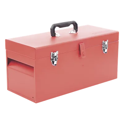 Caja de Herramientas Metálica / Doble Cerradura / 54 x 26 x 28.5 cm / Carolas Modulares / 1598 pulg³ / Recubrimiento Electrostático
