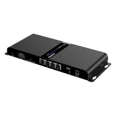 Extensor y Divisor HDMI / 1 Entrada a 4 Salidas / 4Kx2K @ 60 Hz / Alcance 120 m (393.7 ft) / Cat 6/6a / IR Integrado / Operación 24/7