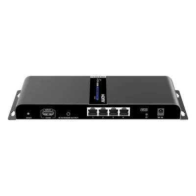 Extensor y Divisor HDMI / 1 Entrada a 4 Salidas / 4Kx2K @ 60 Hz / Alcance 120 m (393.7 ft) / Cat 6/6a / IR Integrado / Operación 24/7