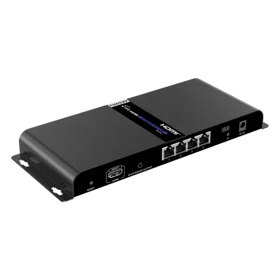 Extensor y Divisor HDMI / 1 Entrada a 4 Salidas / 4Kx2K @ 60 Hz / Alcance 120 m (393.7 ft) / Cat 6/6a / IR Integrado / Operación 24/7