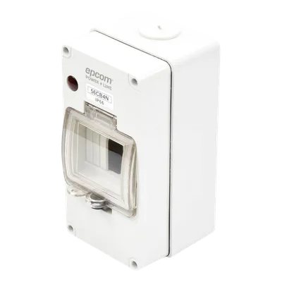 Gabinete Plástico para Exterior / IP66 / Riel DIN 2 Unidades / LED 220 VCA / 194x95x95 mm