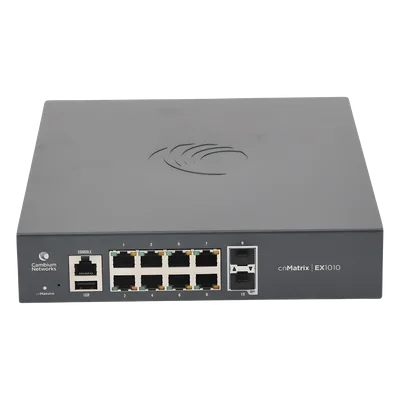 Switch PoE / 8 Puertos Gigabit 802.3af/at / 2 SFP / Capa 2 / Gestión Cloud / Zero-Touch